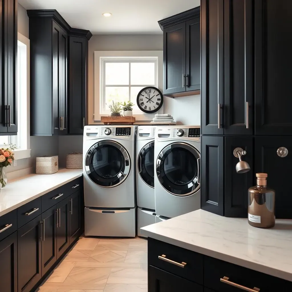 Why Dark Cabinets are a Smart Choice for Laundry Rooms