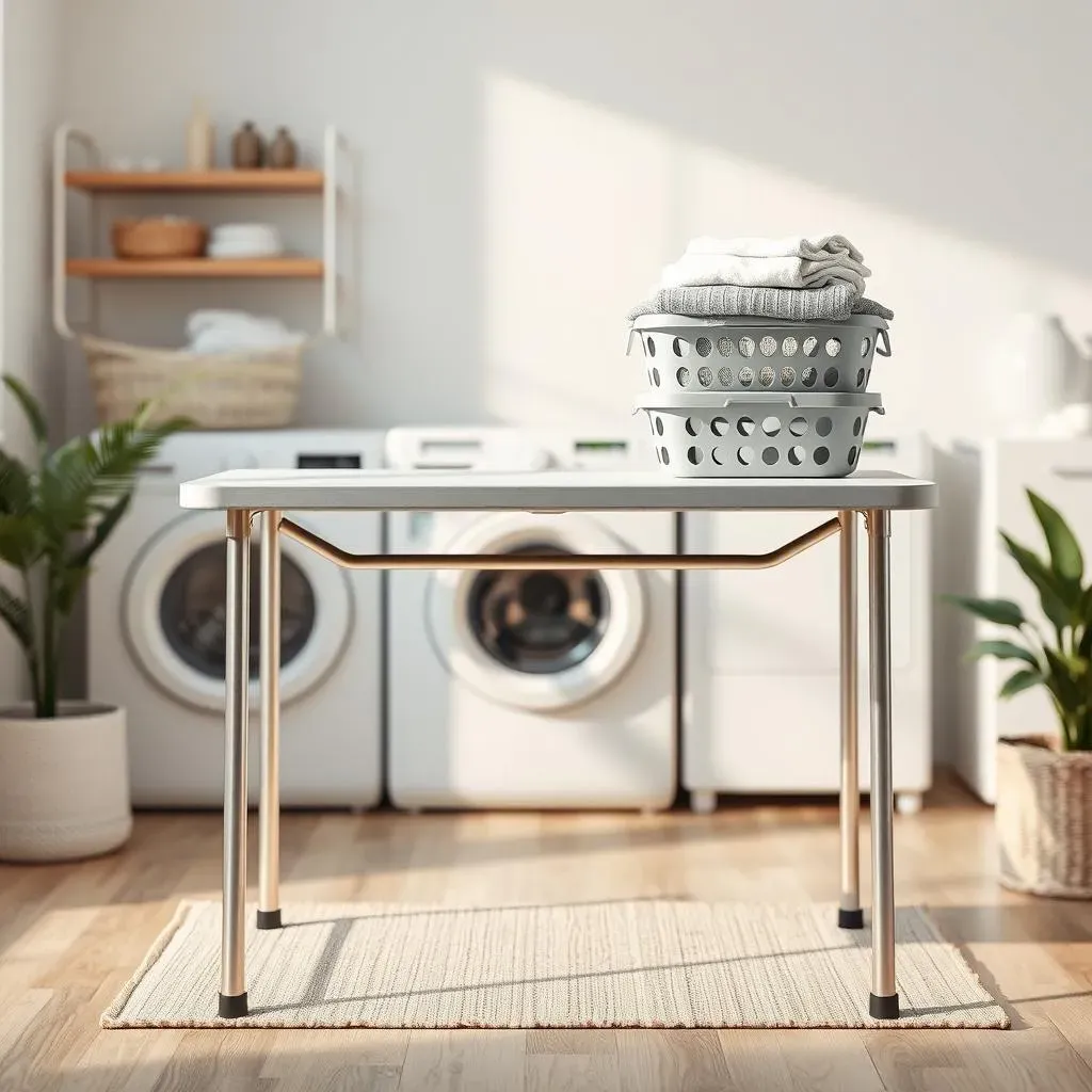 Why Folding Tables Are a MustHave in Small Laundry Rooms