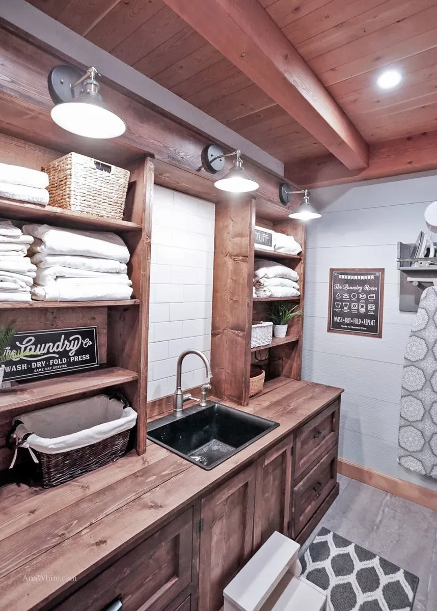 Why Go Rustic? The Charm of Laundry Room Rustic Ideas