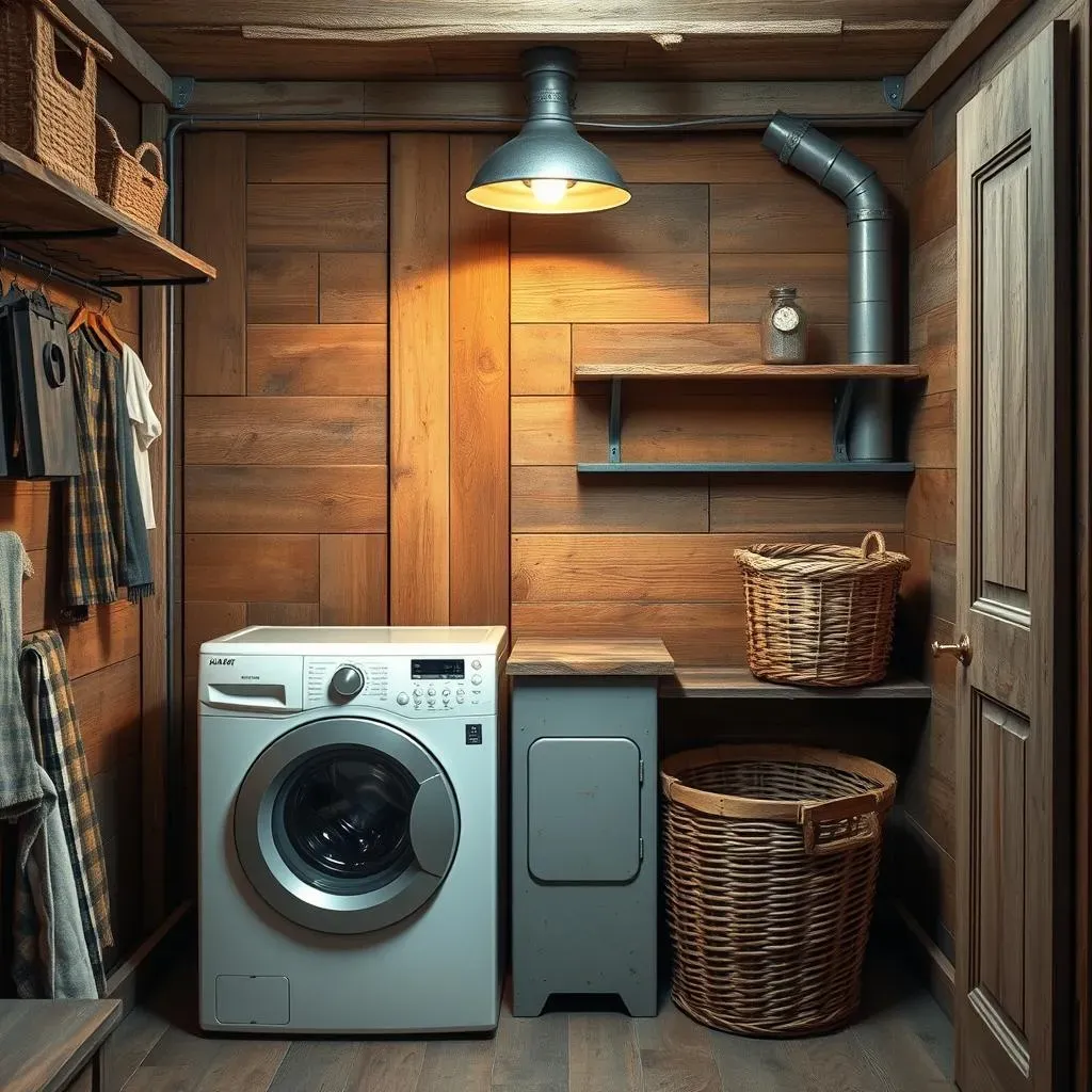 Why Metal Accents Work in Rustic Laundry Rooms