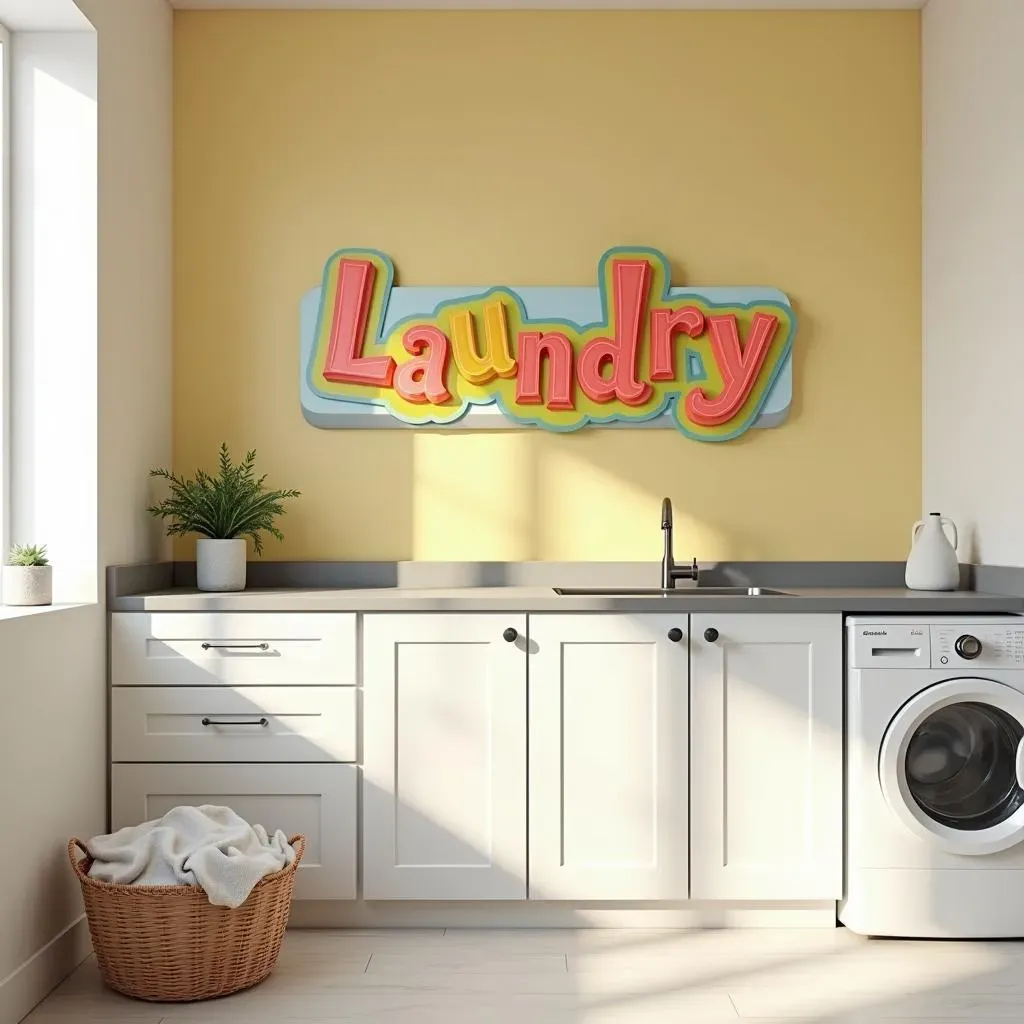 Why Small Laundry Room Signs Make a Big Difference